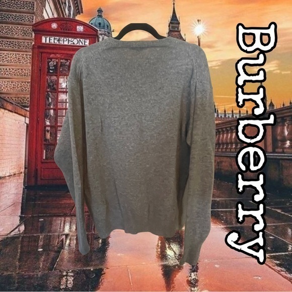 Authentic Burberry Mens Gray Long Sleeve
Pullover Sweater Size S Merino Wool - Picture 2 of 15